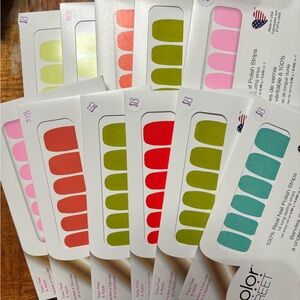 Color Street Nail Polish Strips - Vibrant Collection